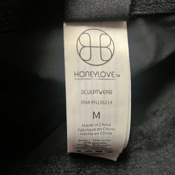 Honey Love Sculptwear Medium The Super Power Short Black - New with Tags - NWT - Picture 8 of 11